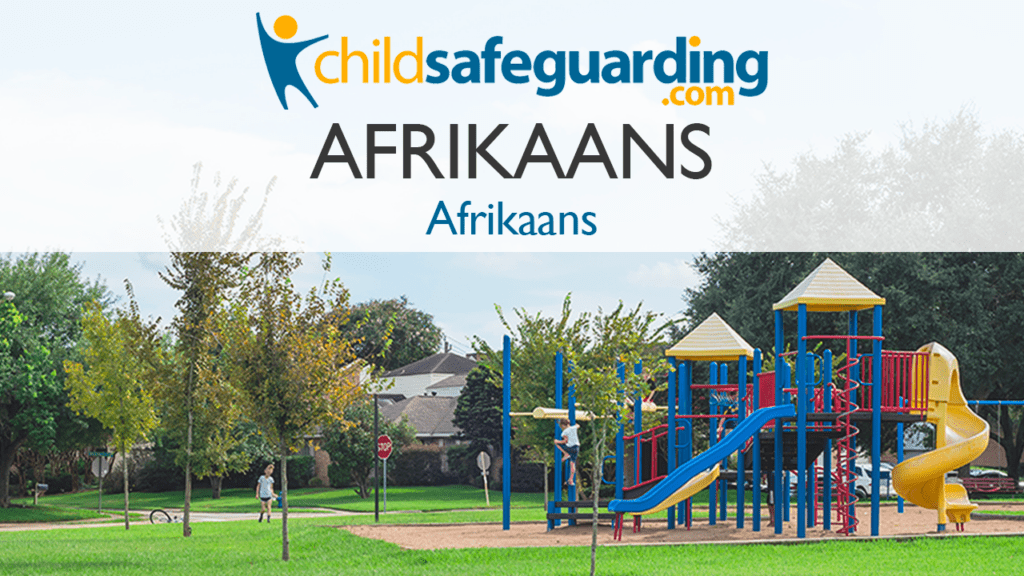 Child Protection Training in Afrikaans