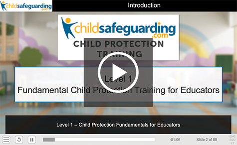 Level 1 - Child Protection Fundamentals for Educators Course Demo - ENGLISH