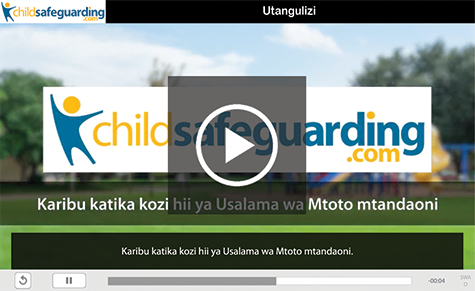 Child Protection Awareness Training for Support Staff Course Demo - SWAHILI