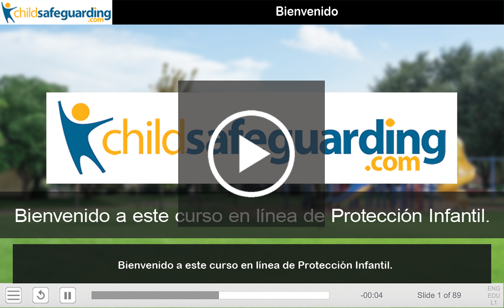 Level 1 - Child Protection Fundamentals for Educators Course Demo - SPANISH