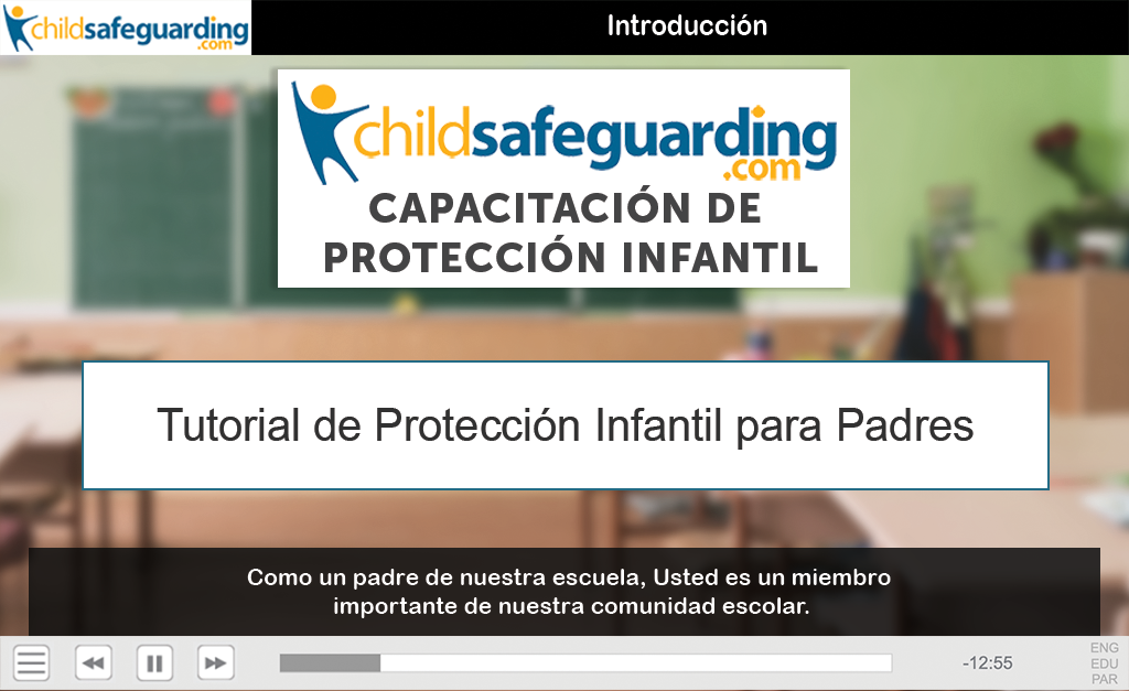 Child Protection Tutorial for Parents demo - SPANISH